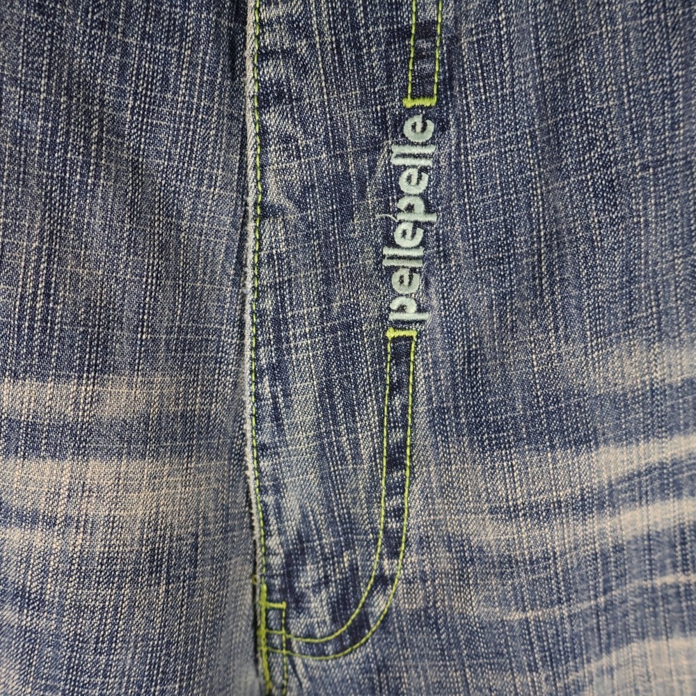 Vintage Y2K Pelle Pelle Baggy Denim‎ Blue Jeans Size 38x34 Waist 36" Inseam 33" - Picture 4 of 16